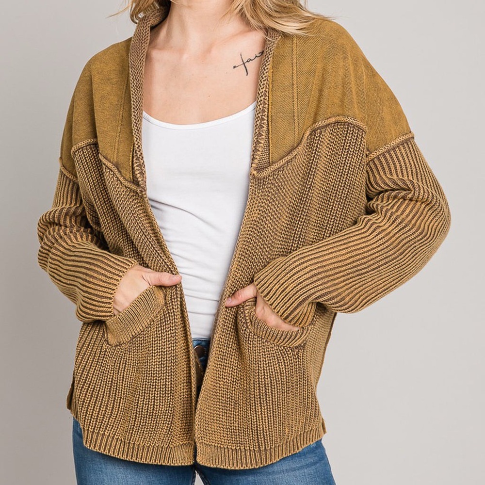 New Heyson Western Inspired Terry Cotton Cardigan
Sz